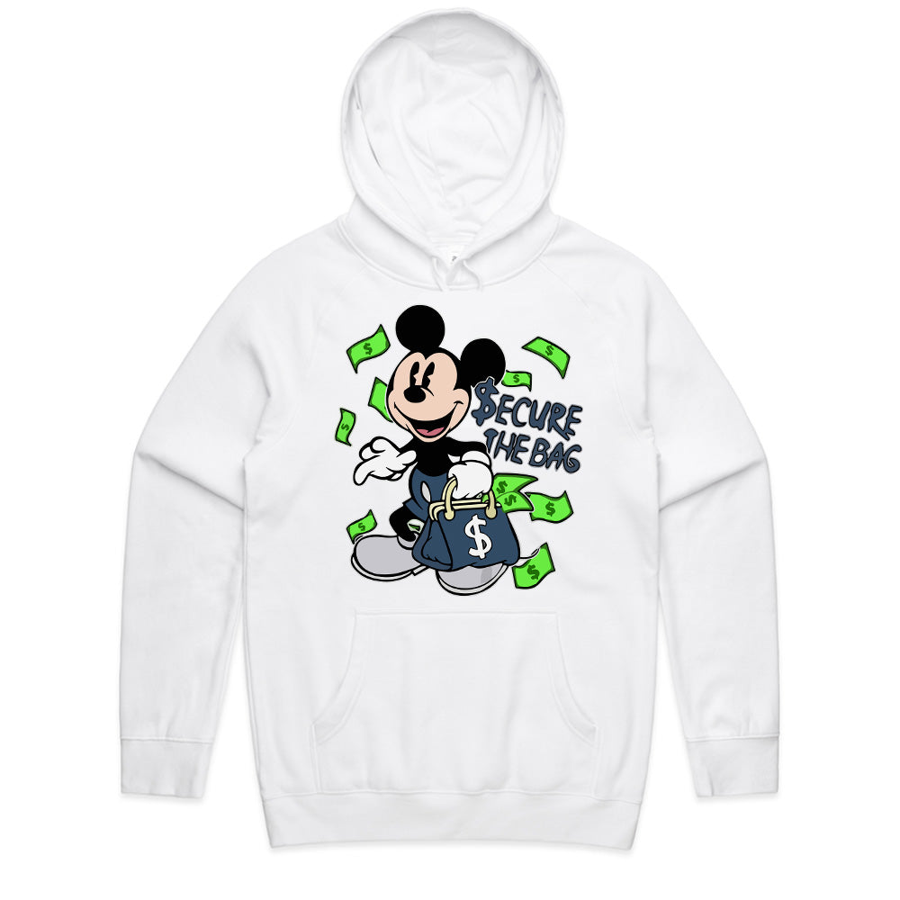 Secure The Bag: Money Hustle Cartoon Tee