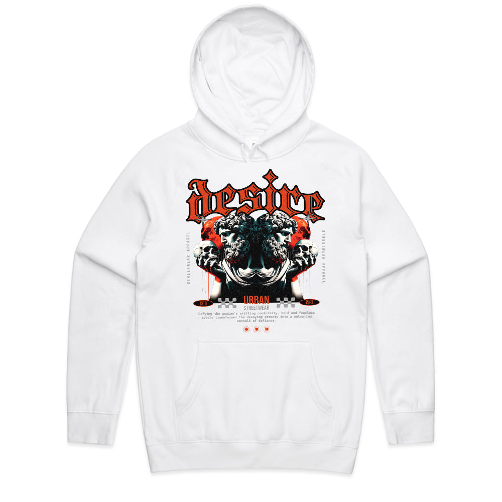Desire Rebellion: Urban Gothic Streetwear Tee