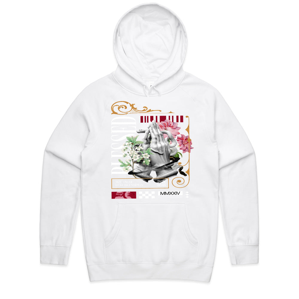 Blessed MMXCIV: Hands of Grace Floral Tee