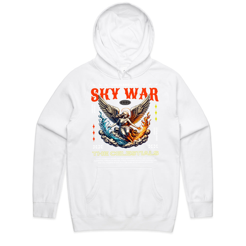 Celestial Clash: Elemental Sky War Tee