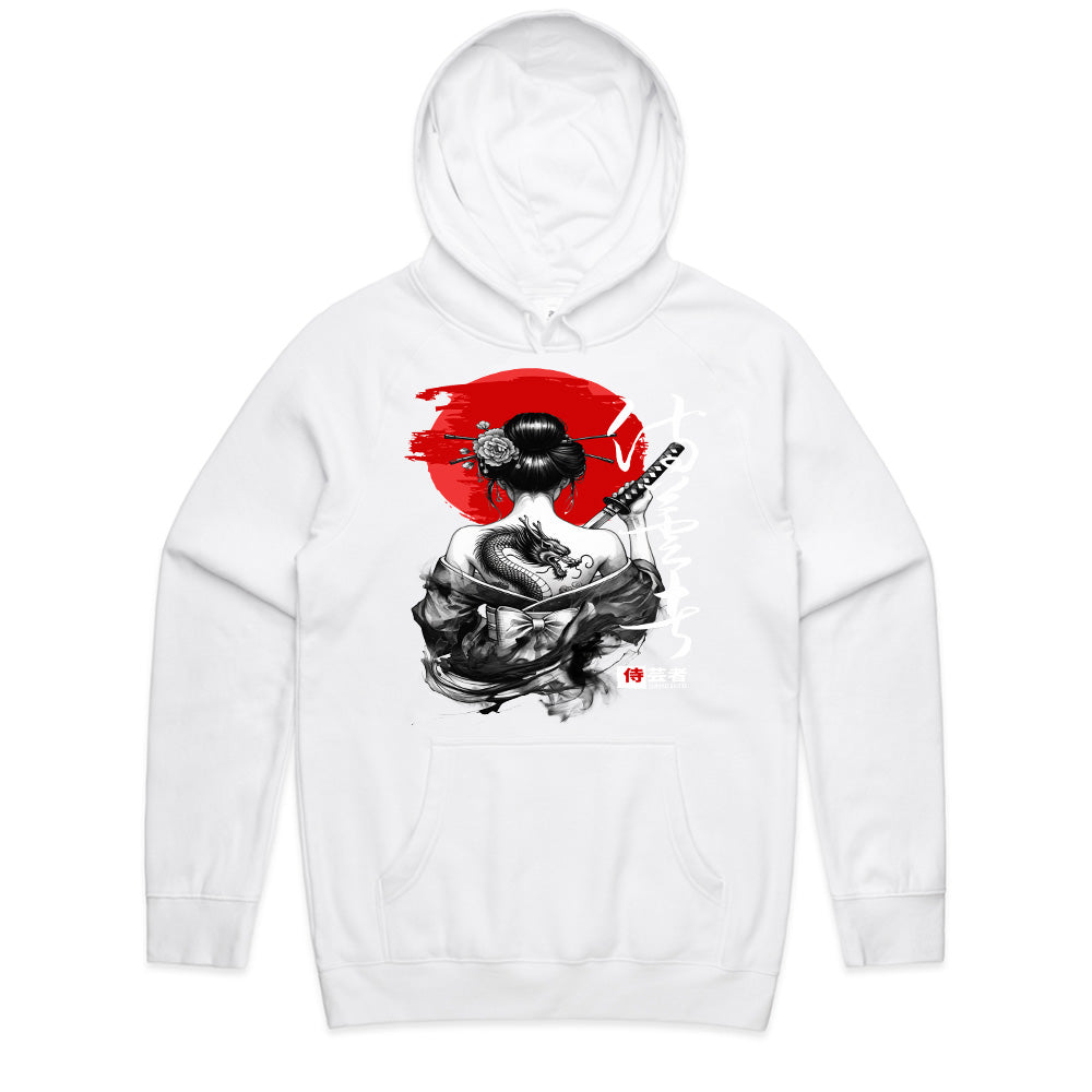 Dragon Geisha: Crimson Moon Warrior Tee