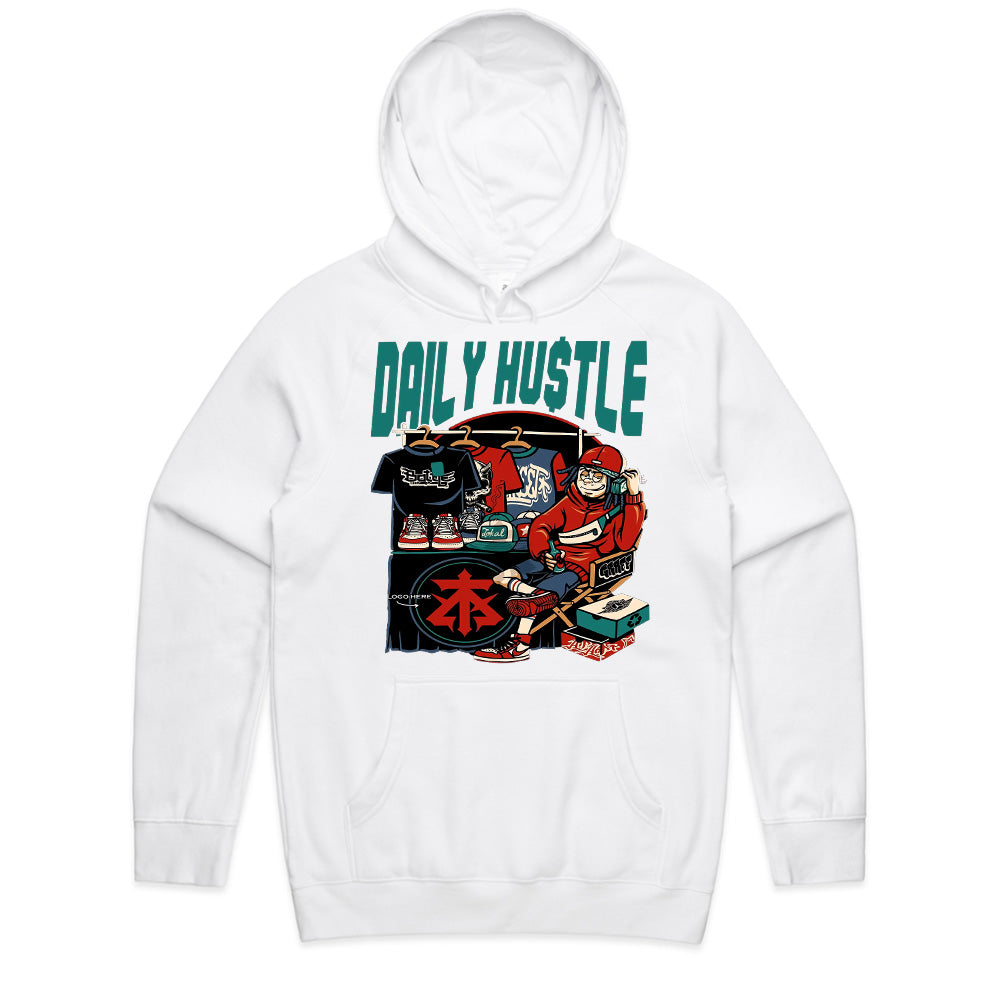 Daily Hustle" Streetwear Entrepreneur Tee