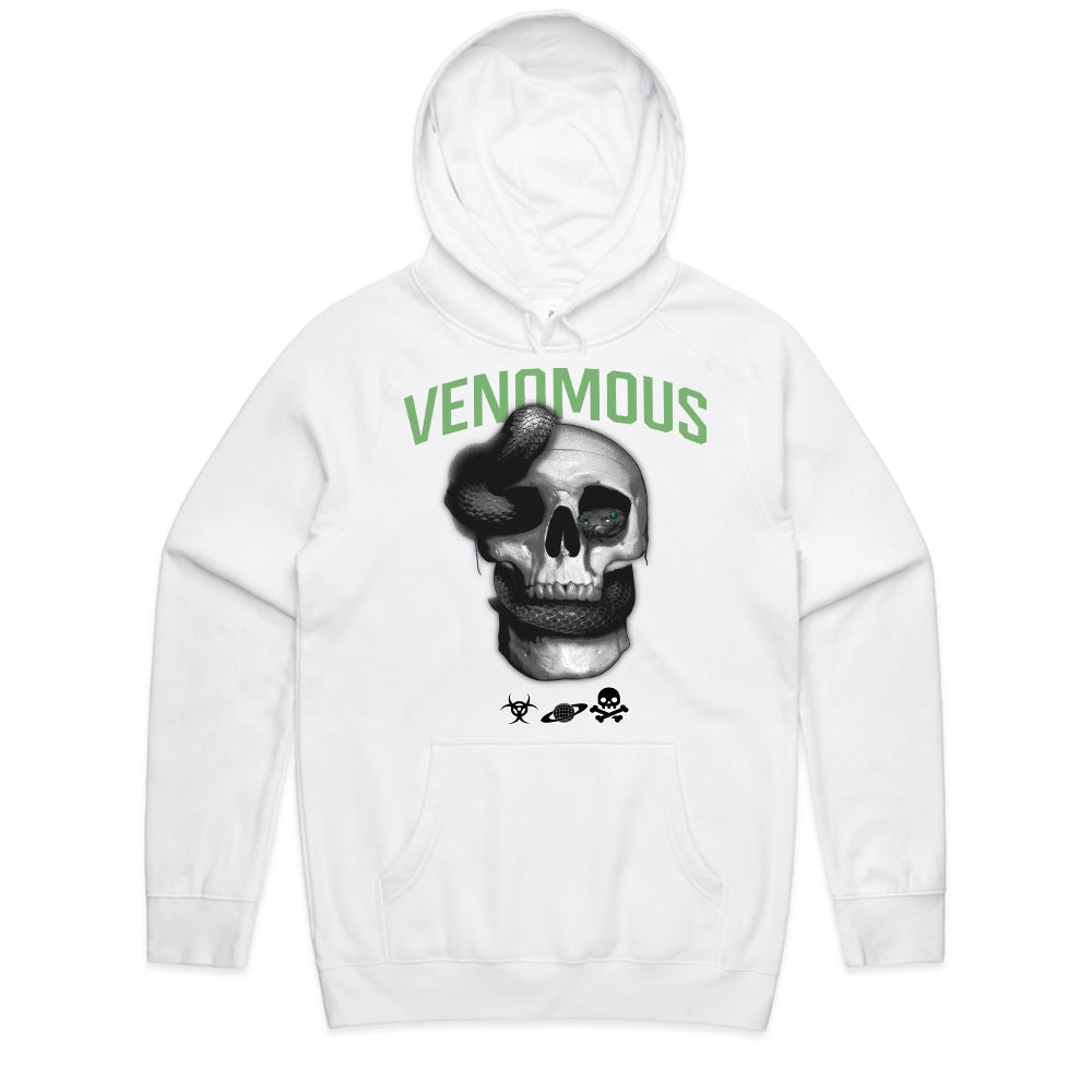 Venomous Embrace: Serpent & Skull Strike Tee