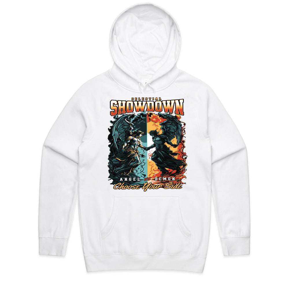 Celestial Showdown: Angel vs Demon Battle Tee