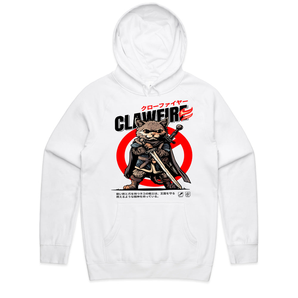 Clawfire Warrior: Feline Blade Master Tee