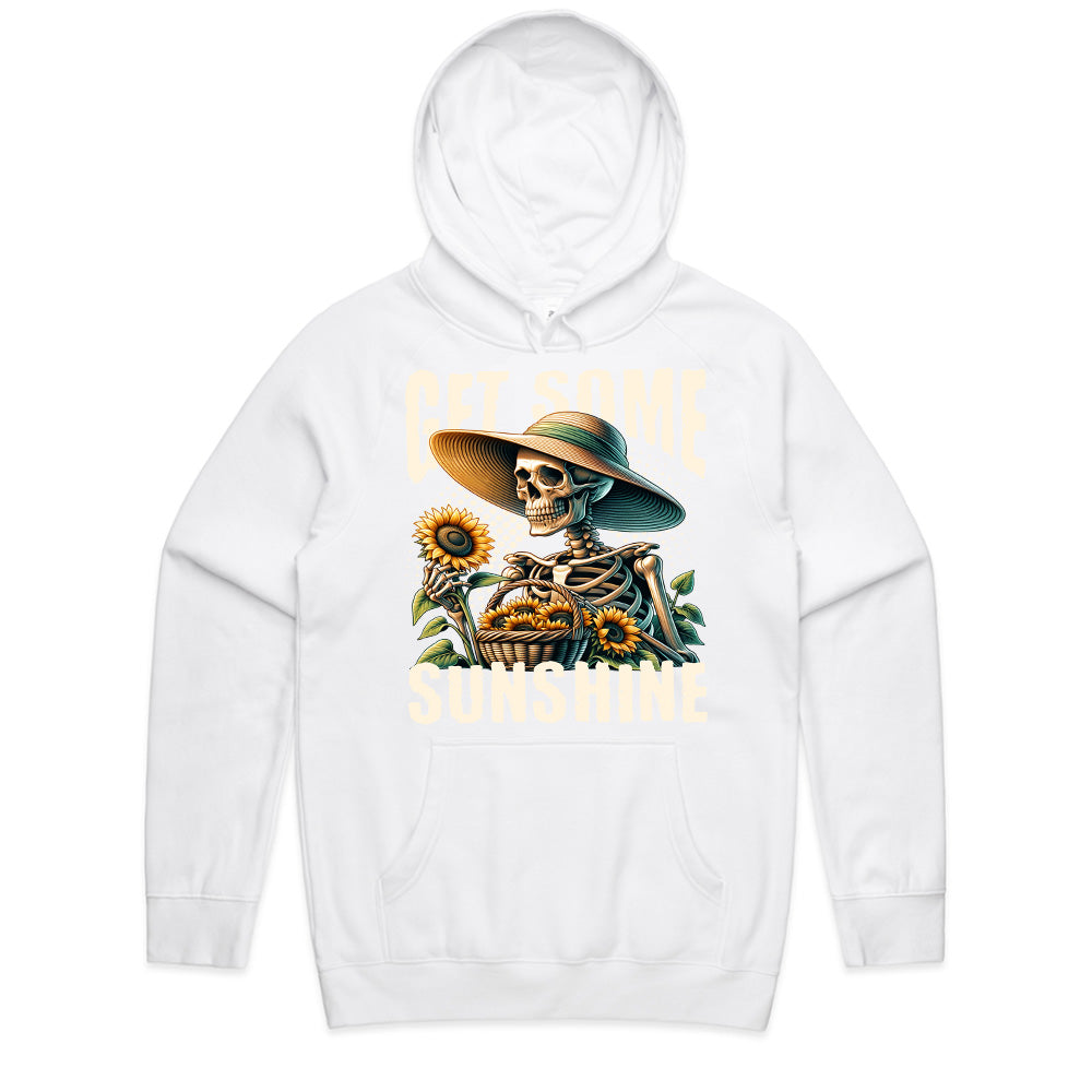 Sunlit Bones: Get Some Sunshine Skeleton Tee