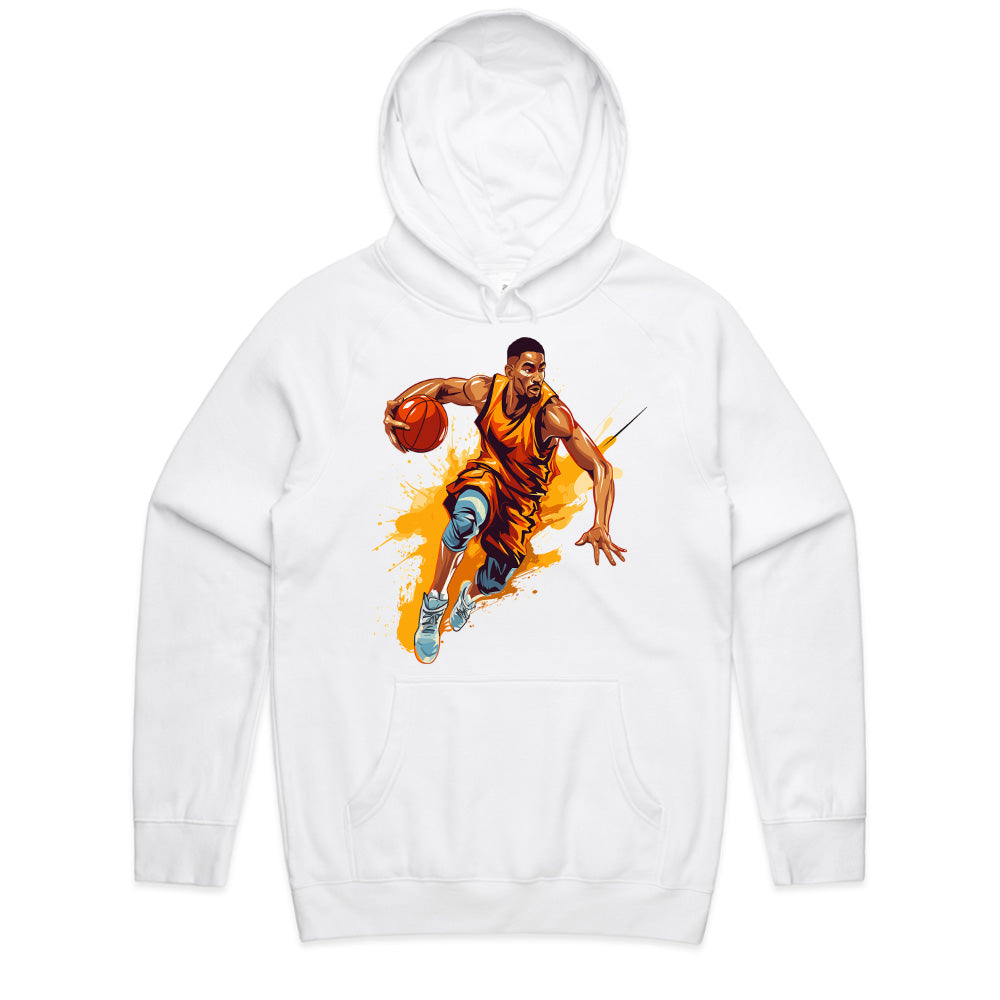 Full Court Blaze: Dynamic Hoops Tee