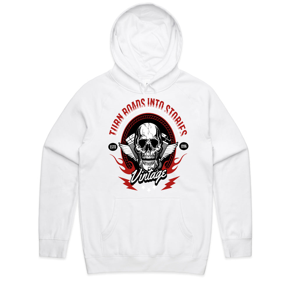 Rebel Road: Vintage Rider Skull Tee