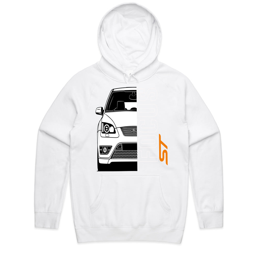 Focus ST Minimalist Front Profile T-Shirt – Clean Line Art Edition