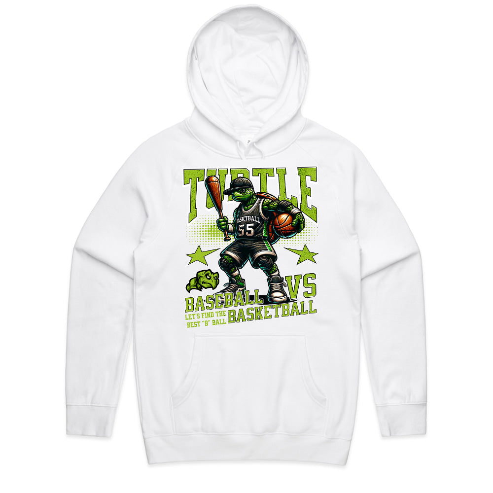 Turtle Showdown: Baseball vs Basketball Tee