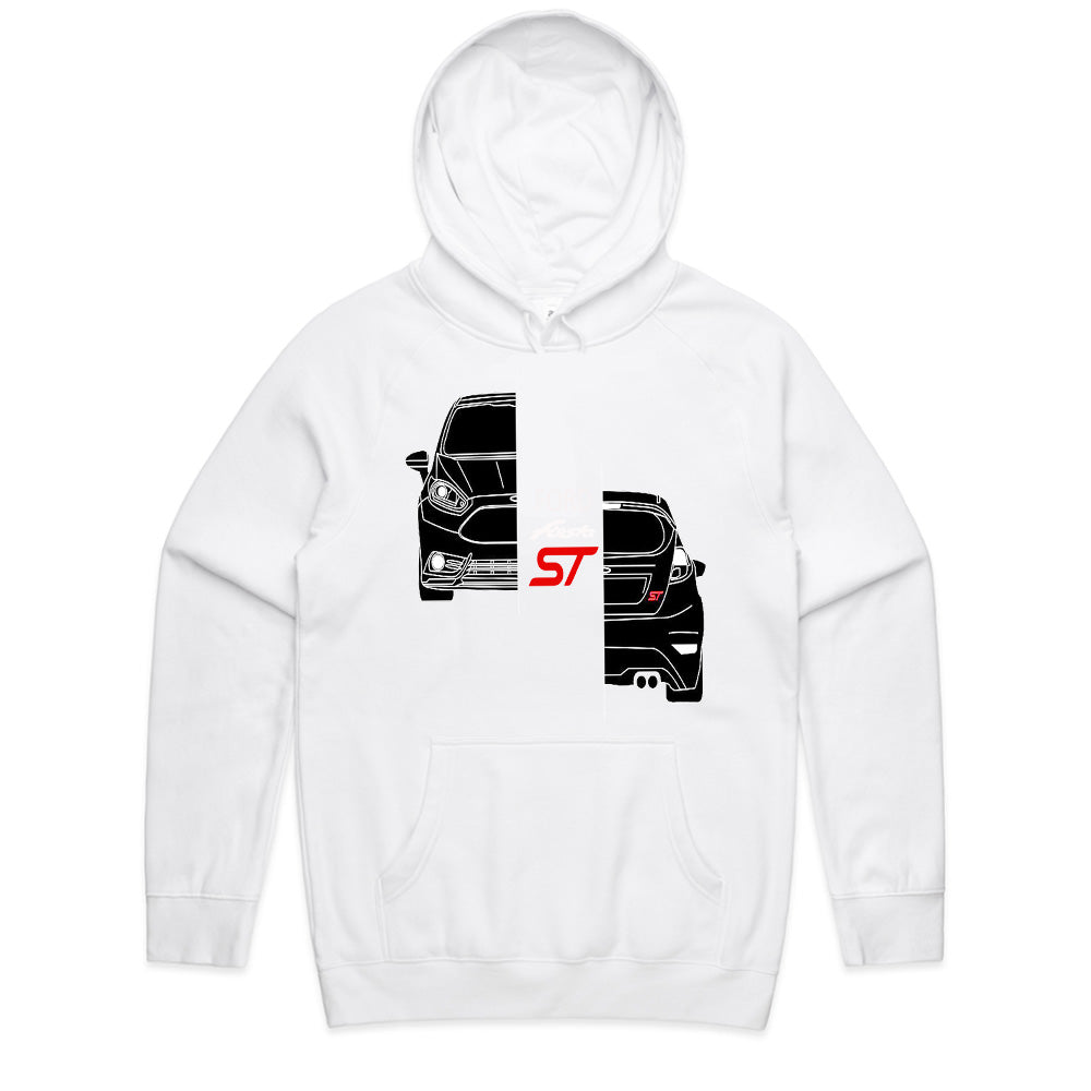 Ford Fiesta ST Blueprint T-Shirt – Hot Hatch Line Art Edition