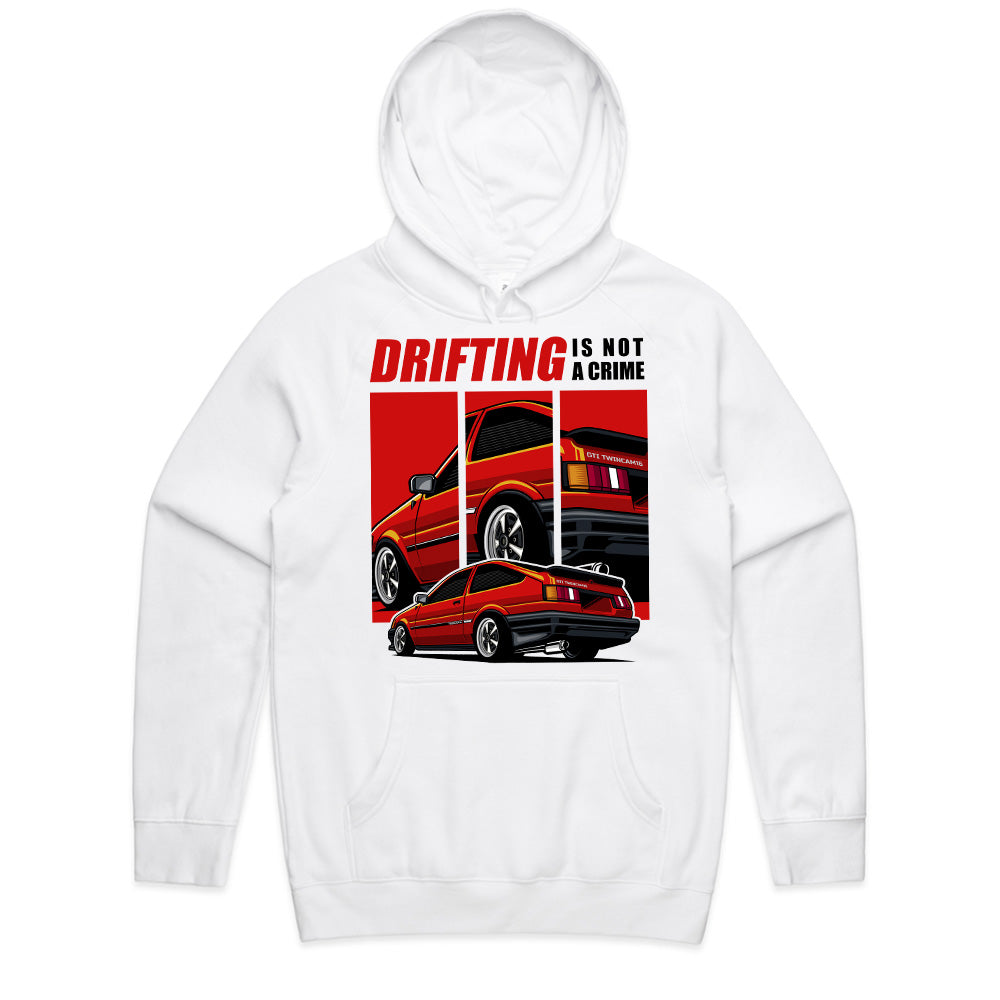 Drifting Is Not A Crime AE86 T-Shirt – Hachiroku Legend Edition