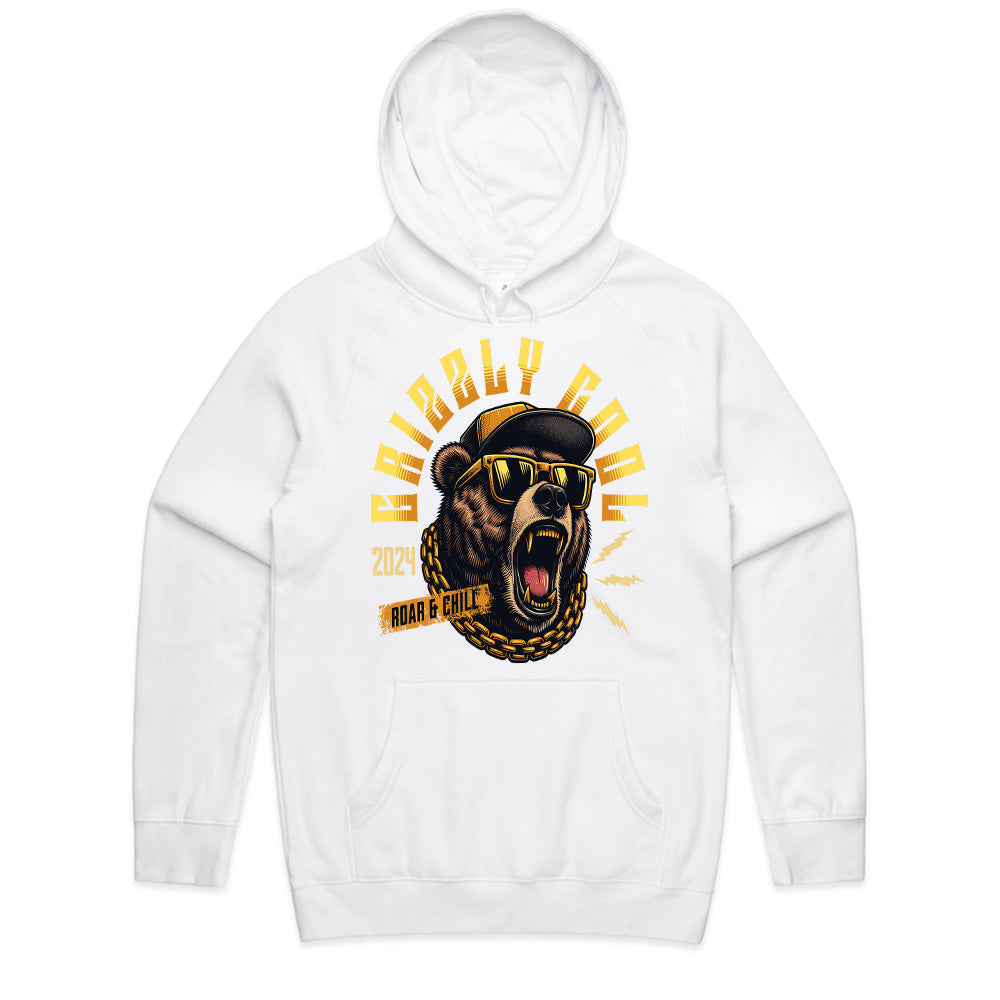 Grizzly Cool: Roar & Chill Streetwear Tee