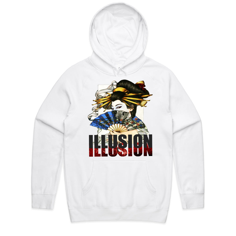Enigmatic Mirage: Geisha Illusion Tee