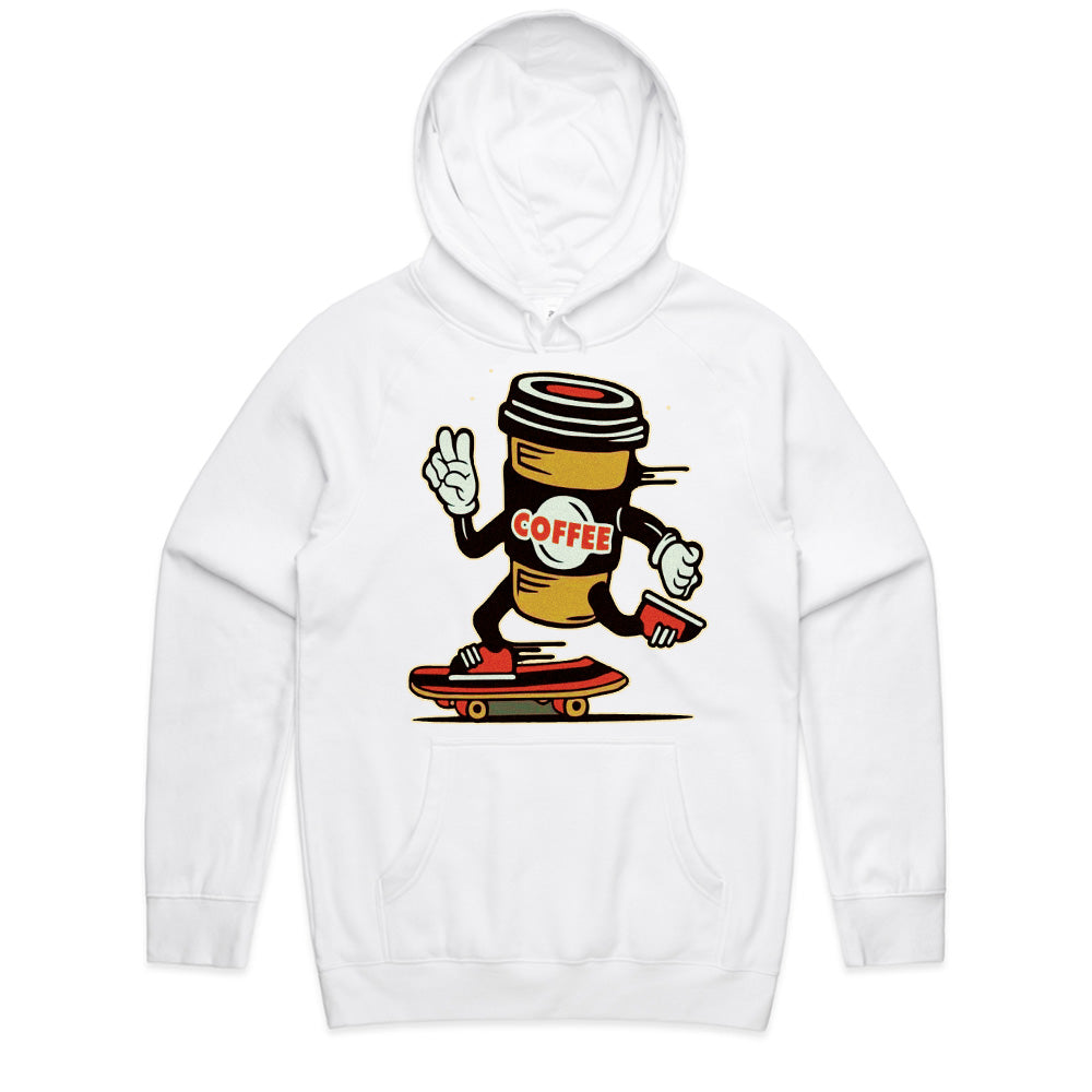 Caffeine Cruiser: Skate & Sip Coffee Tee