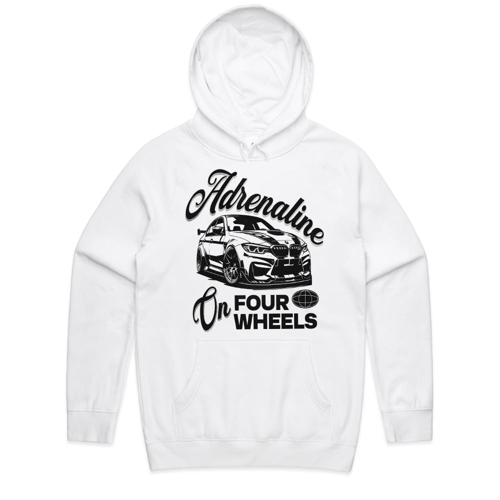 Adrenaline On Four Wheels T-Shirt – Pure Racing Passion Edition