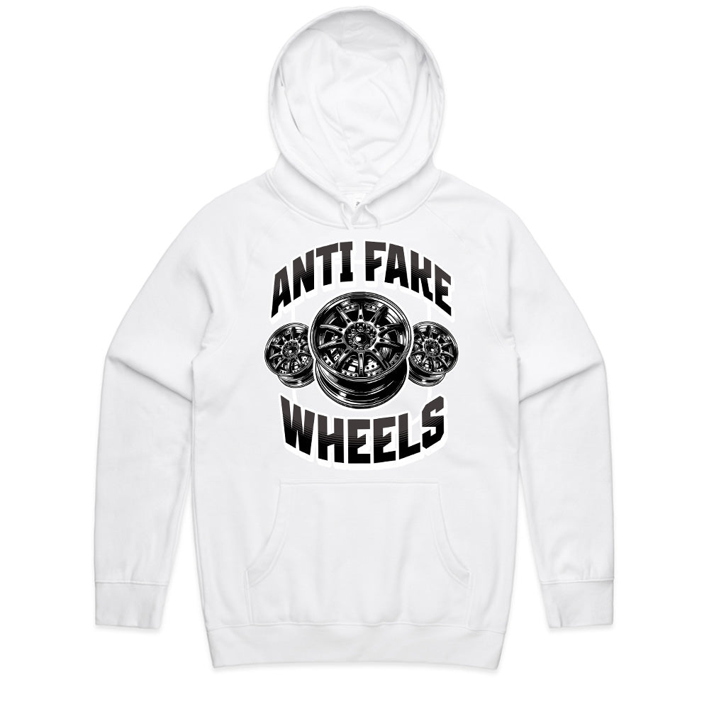 Anti Fake Wheels Car Enthusiast T-Shirt – Authentic Rims Only Edition
