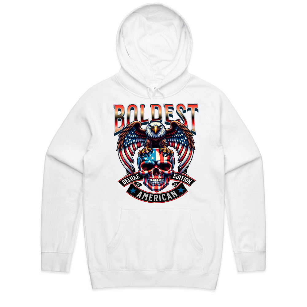 Patriotic Skull Emblem Tee