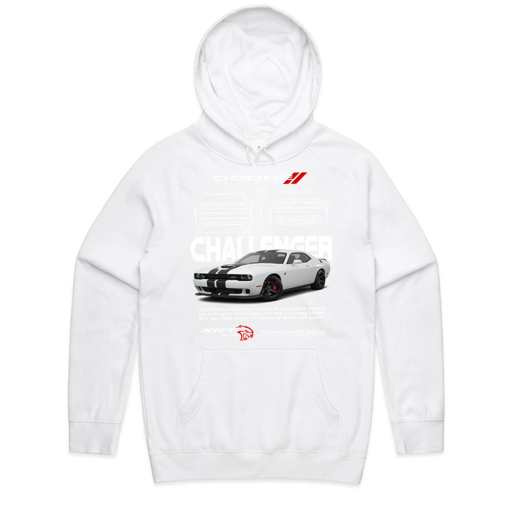Dodge Challenger SRT Hellcat – Power & Precision Muscle Car T-Shirt