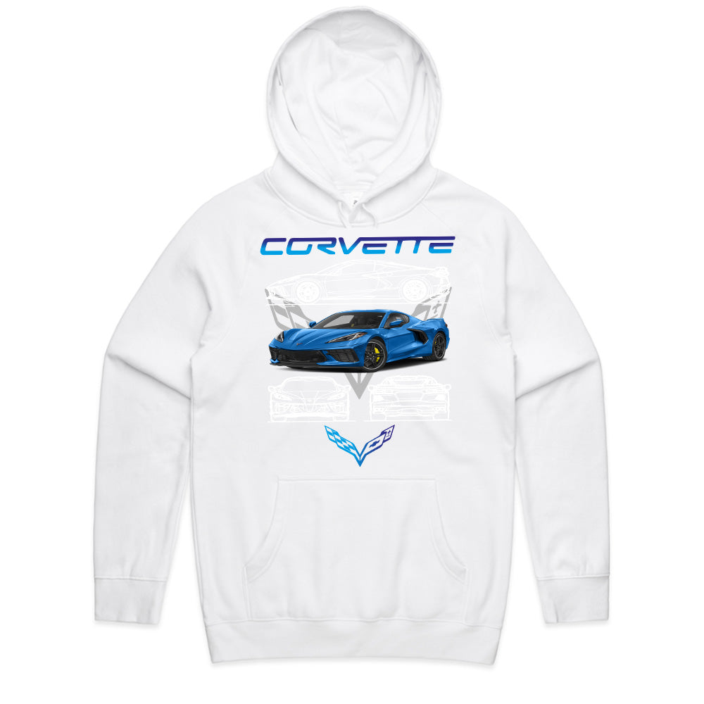 Corvette Legacy - Blueprint Edition Supercar Tee
