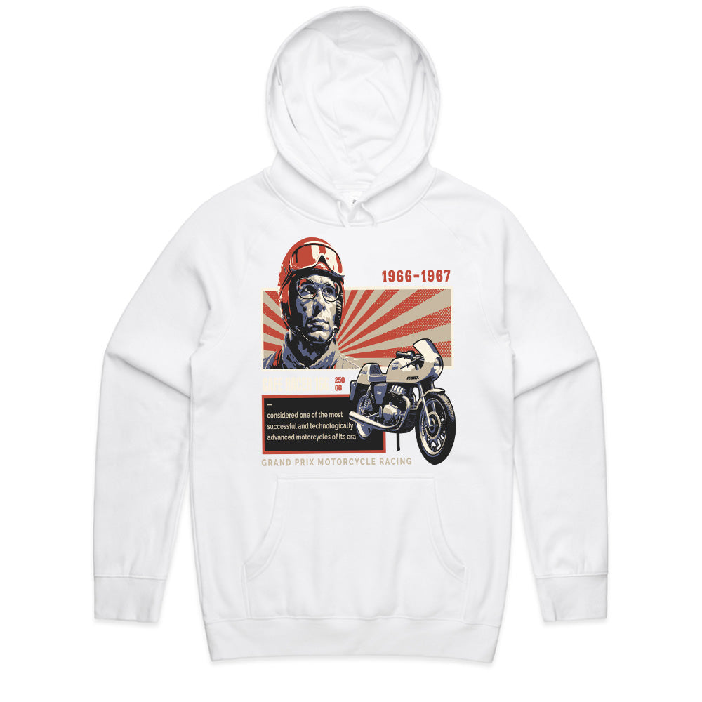Vintage Grand Prix Café Racer 166 – Retro Motorcycle Racing T-Shirt