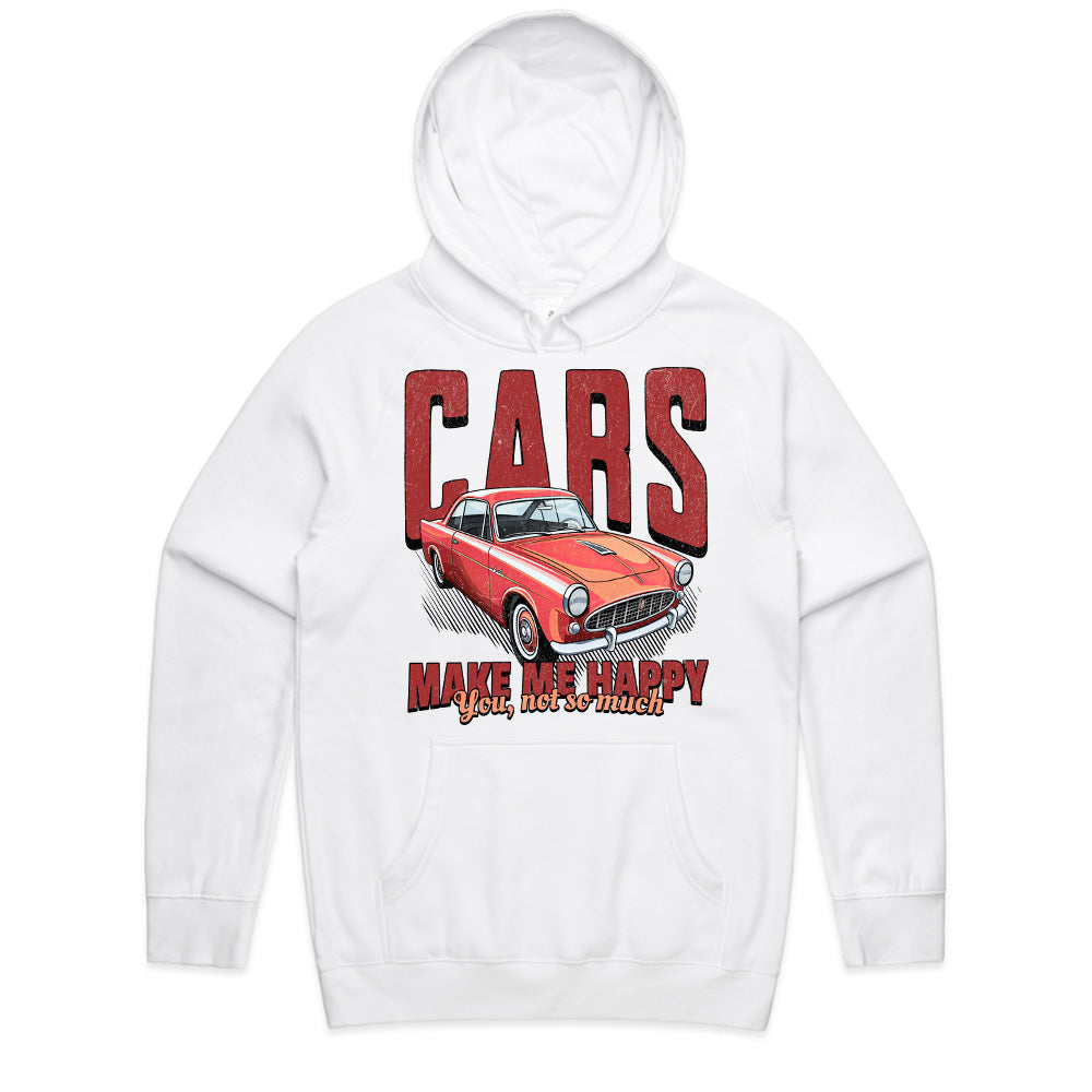 Cars Make Me Happy Funny Classic Car T-Shirt