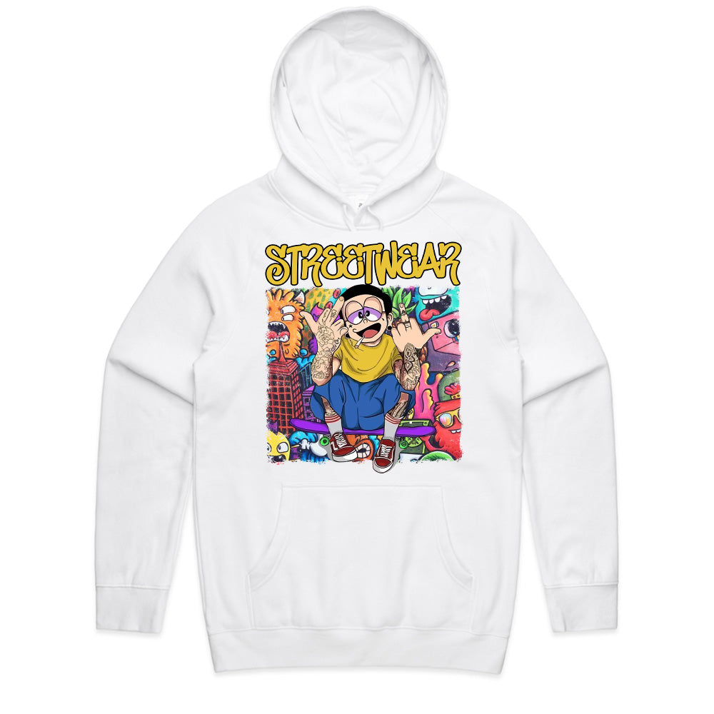 Streetwear Vibe: The Urban Cartoon Hoodie