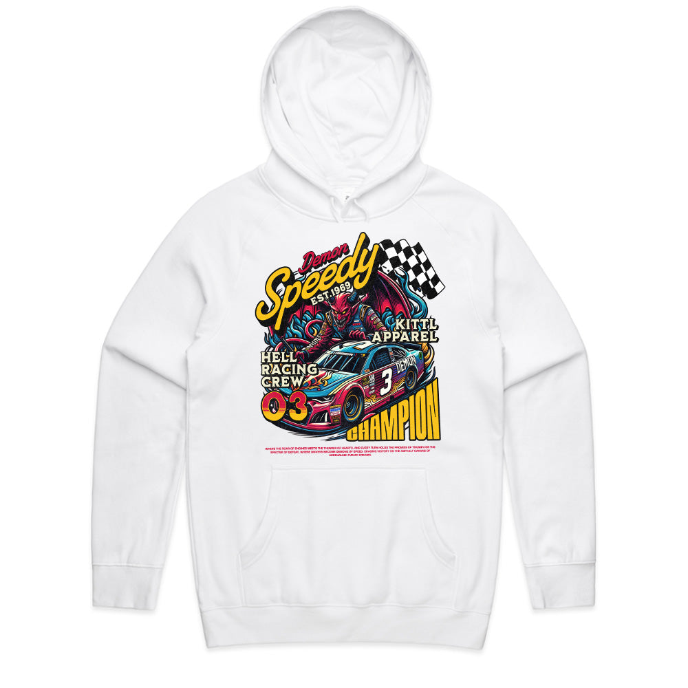 Demon Speedy Champion - Hell Racing Crew Nascar Tee