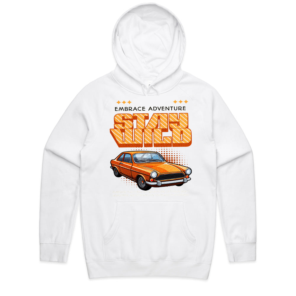 Stay Wild - Embrace Adventure Vintage Car Tee