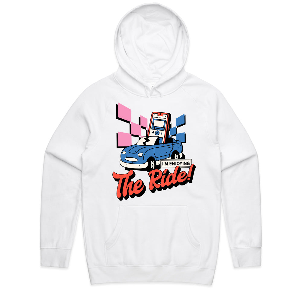 Enjoy The Ride - Retro Car & MP3 Graphic Tee