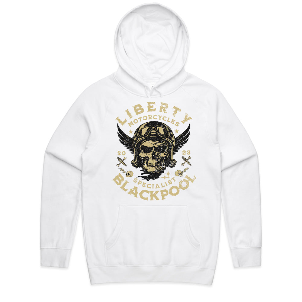 Liberty Motorcycles – Blackpool Specialist Biker T-Shirt
