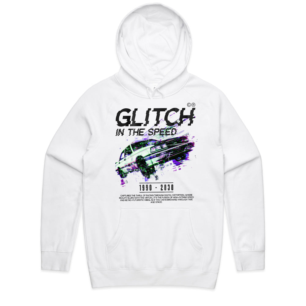 Glitch in The Speed: Retro Drift Pixel T-Shirt