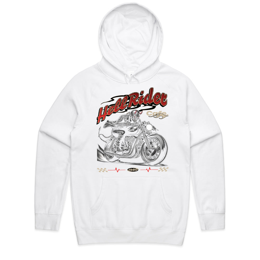 Hell Rider – Devil’s Cafe Racer Biker T-Shirt