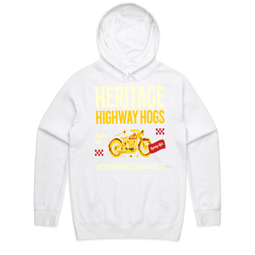 Heritage Highway Hogs – Motorbike Community Classic Rider T-Shirt