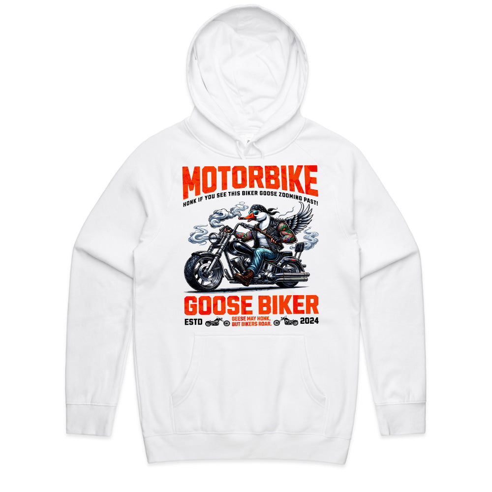Goose Biker – Honk & Roar Funny Motorcycle T-Shirt