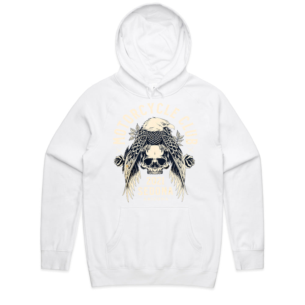 Sedona Motorcycle Club – Skull & Eagle Biker Spirit T-Shirt