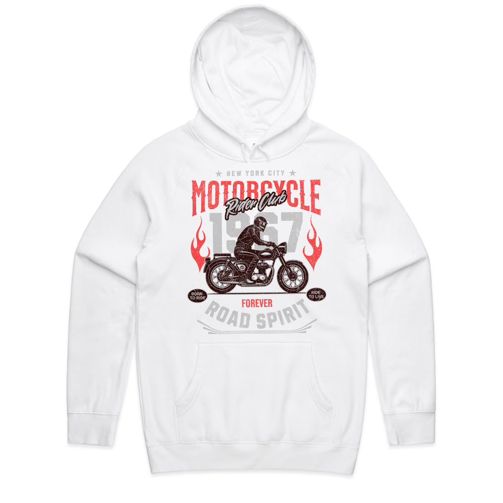 Motorcycle Rider Club – Road Spirit 1967 Vintage Biker T-Shirt