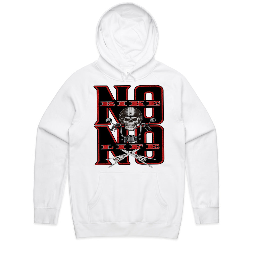 No Bike, No Life – Hardcore Biker Skull T-Shirt