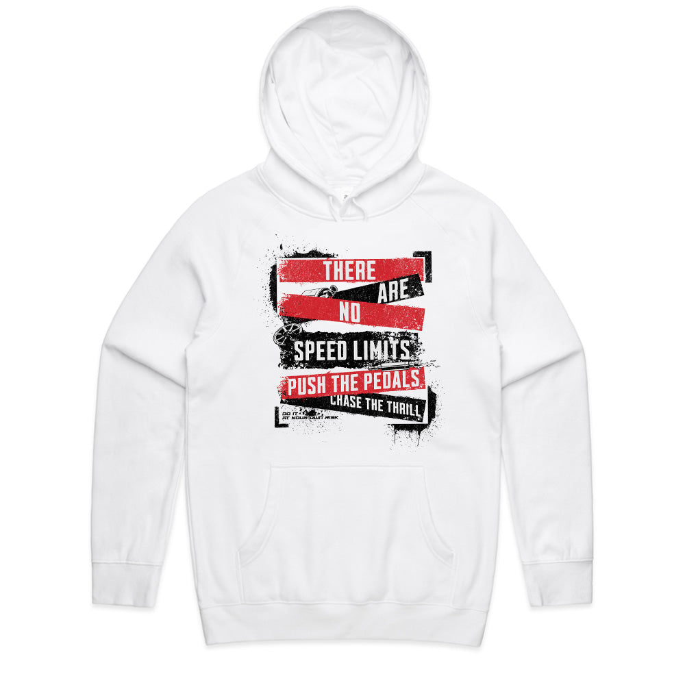 No Speed Limits T-Shirt – Push The Pedals Thrill Chaser Edition