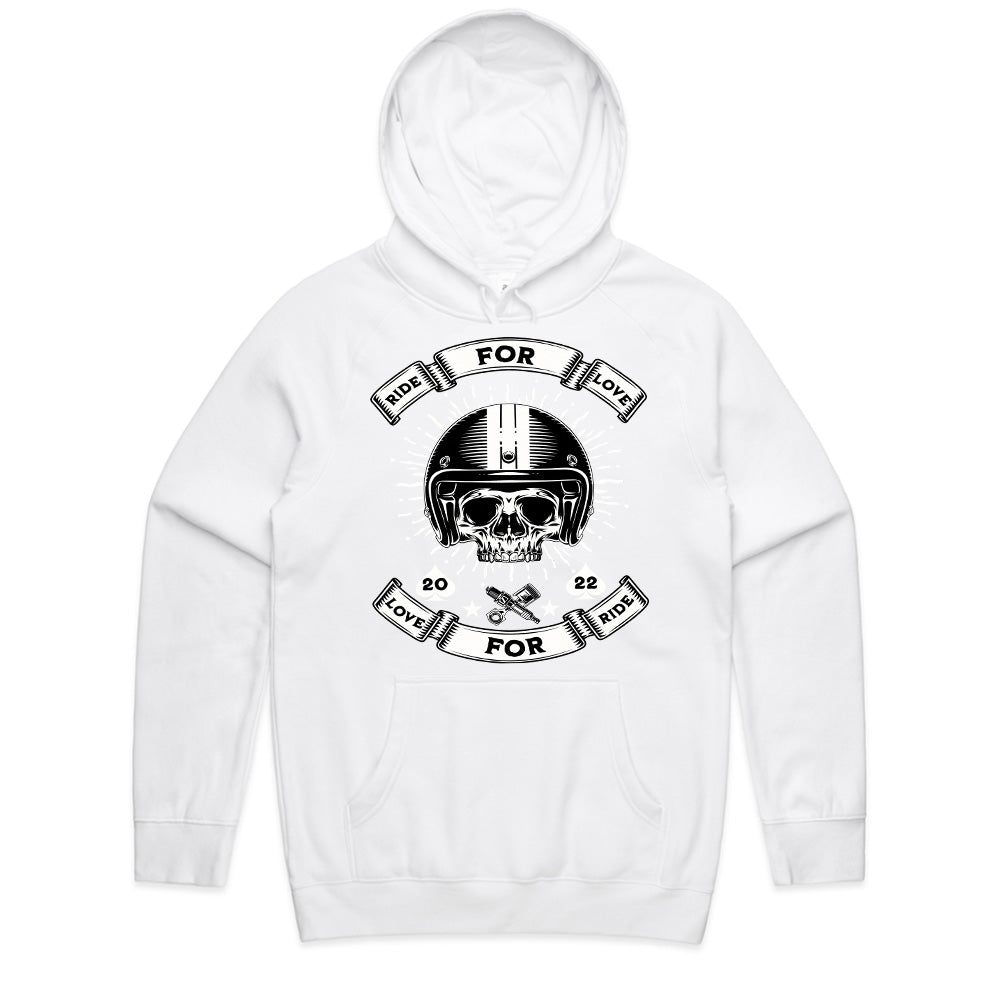 Ride for Love T-Shirt – Skull Biker Passion for the Road Tee