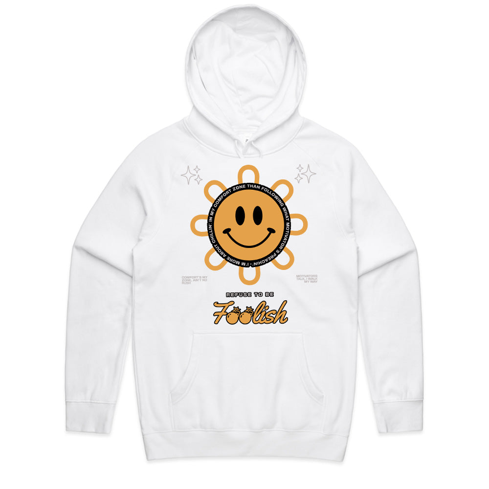 Refuse to Be Foolish: Radiant Smiley Confidence Tee
