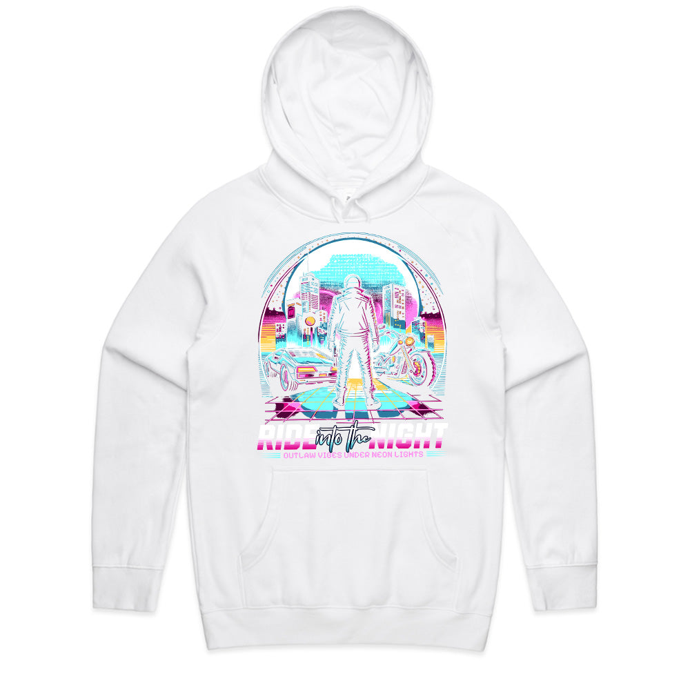 Ride Into The Night Neon Outlaw T-Shirt – Cyber City Vibes