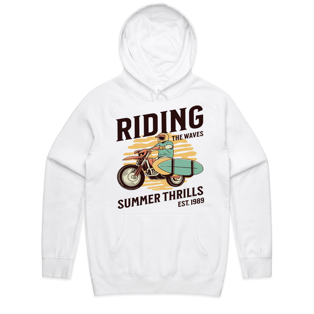 Riding the Waves T-Shirt – Surf & Motorcycle Adventure Tee