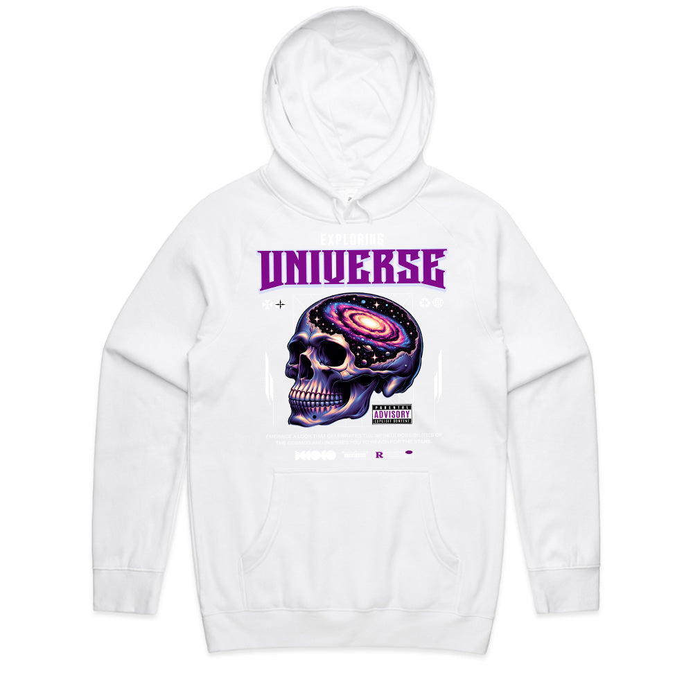 Galactic Mind: Exploring Universe Skull Tee