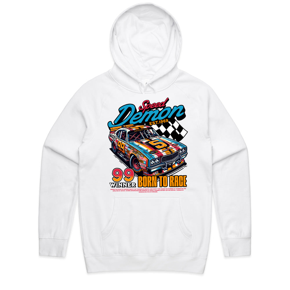 Speed Demon Born To Race Vintage NASCAR Style T-Shirt