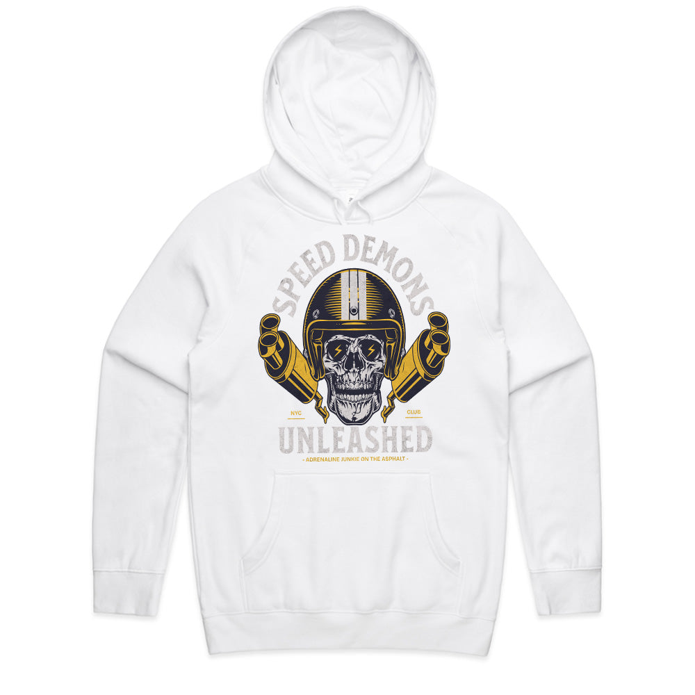 Speed Demons Unleashed T-Shirt – Hardcore Biker Skull Tee