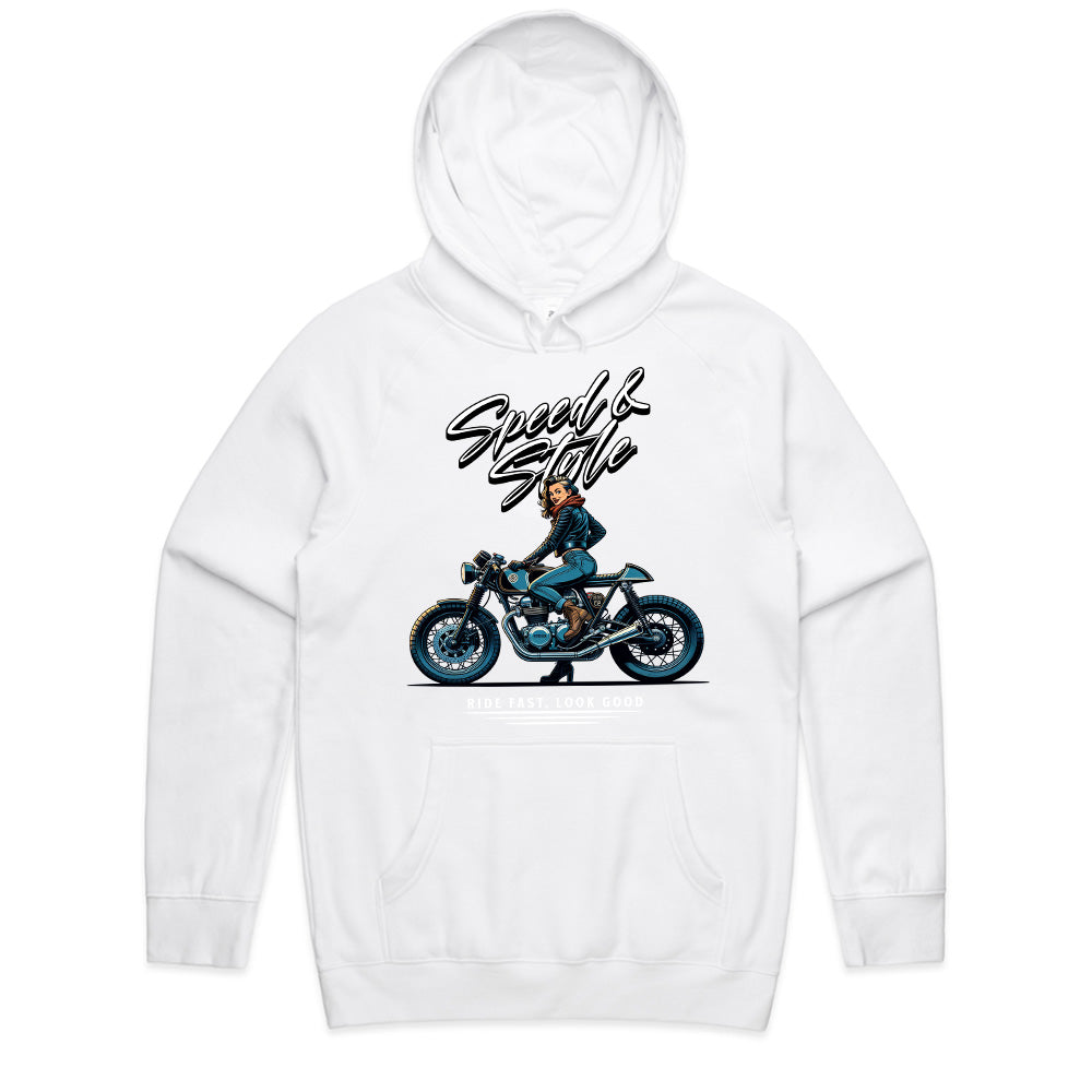 Speed & Style Vintage Motorcycle Rider T-Shirt