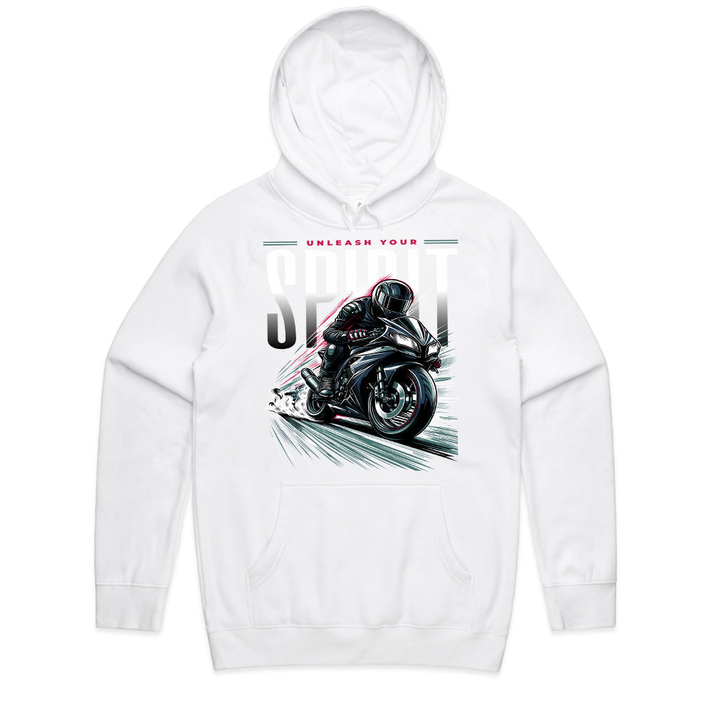 Unleash Your Spirit T-Shirt – Speed Racer Sportbike Moto Tee