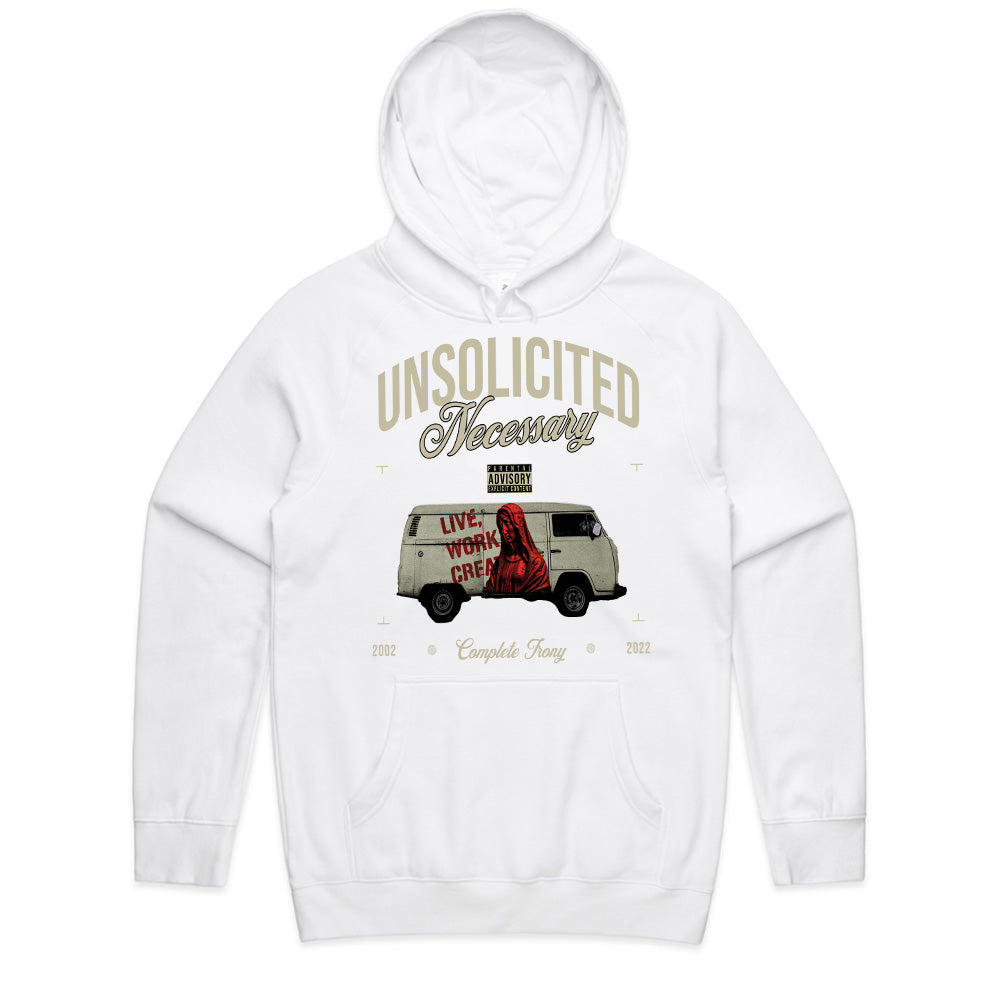 Unsolicited Necessary – Live Work Create Street Art T-Shirt