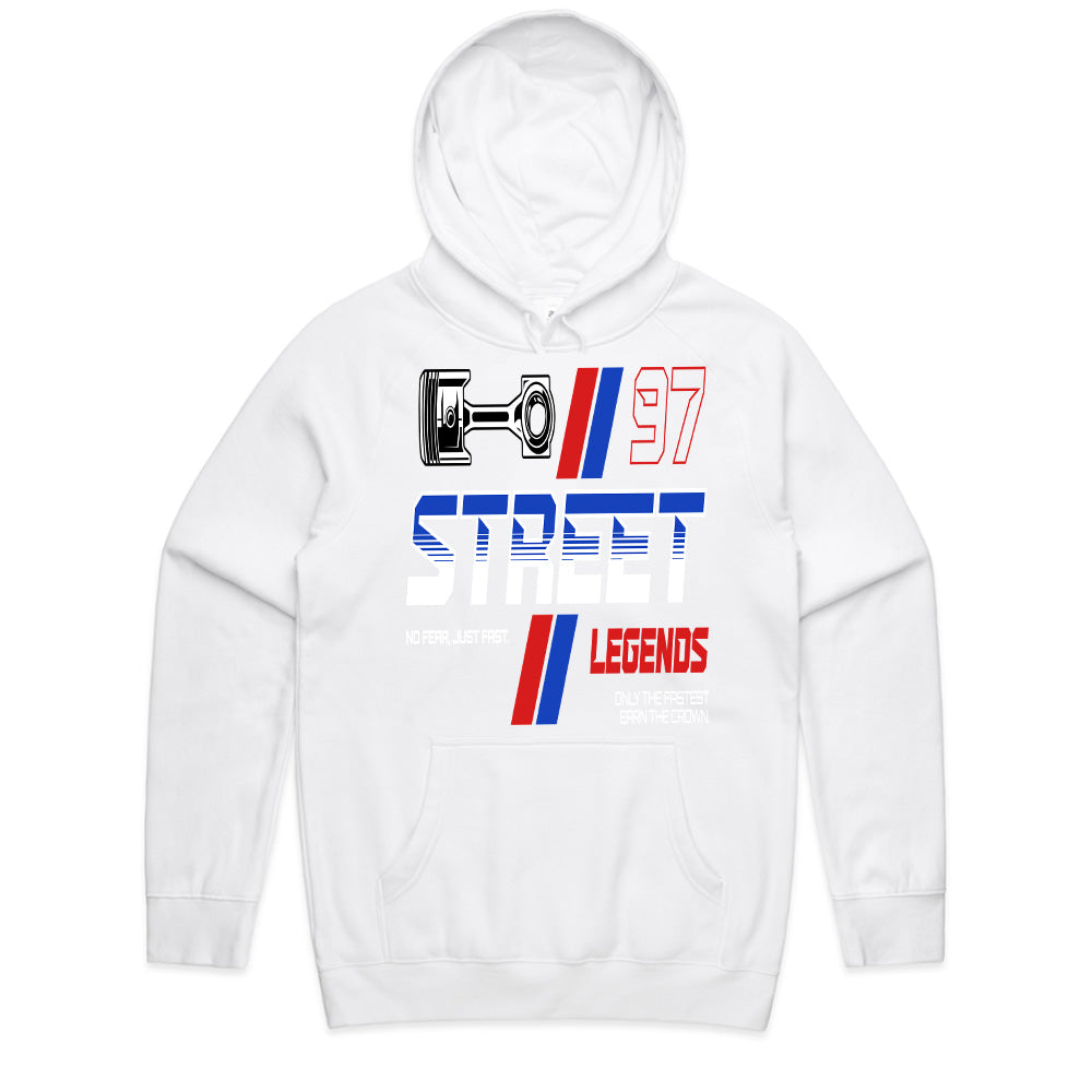 Street Legends – No Fear, Just Fast Racing T-Shirt